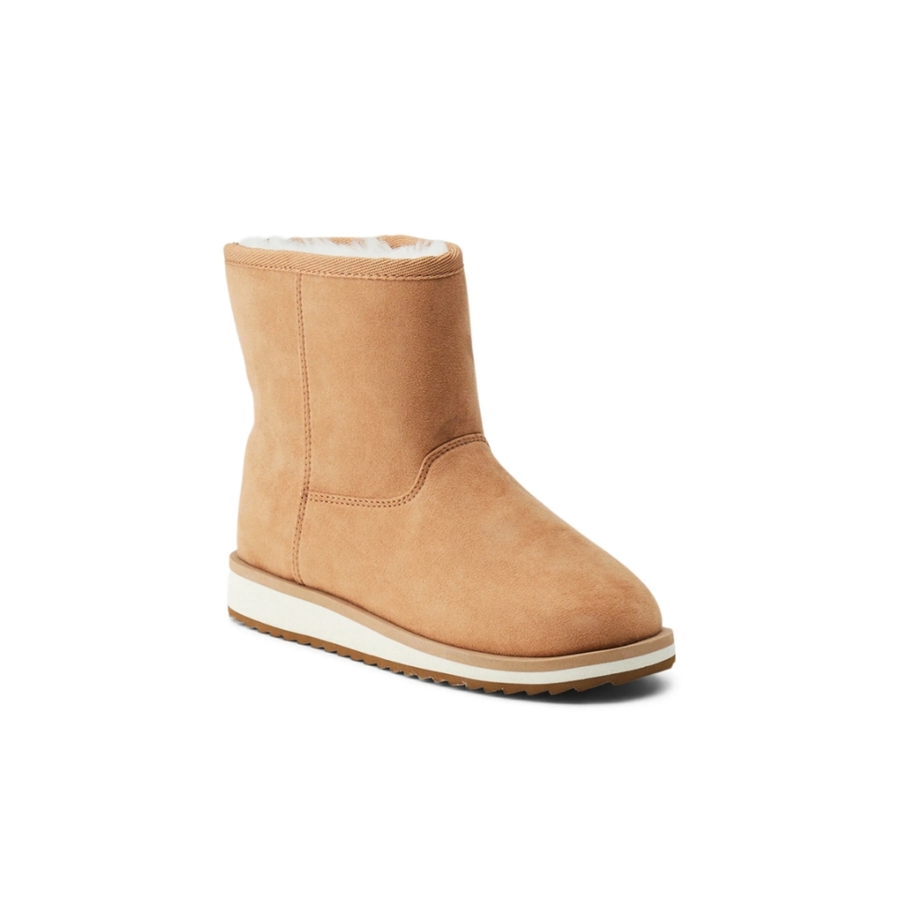 Girls Faux Fur Shearling Boots Sz 1